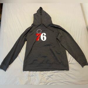 NBA Authentic Brand Mens 76ers XL Hoodie